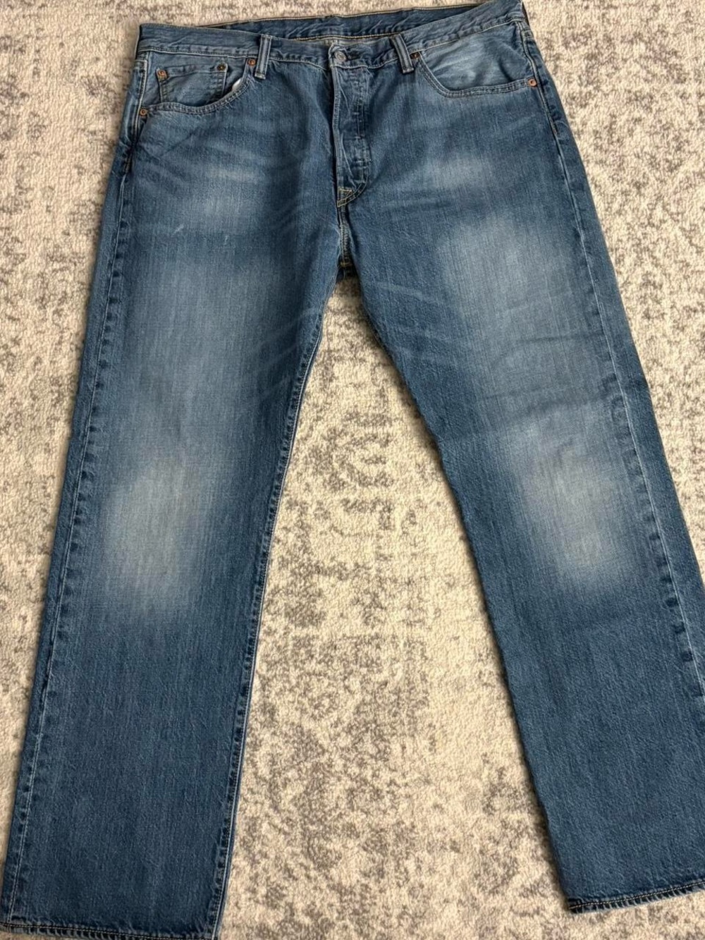 Mens Levi 501 Blue Jeans Size 38/32